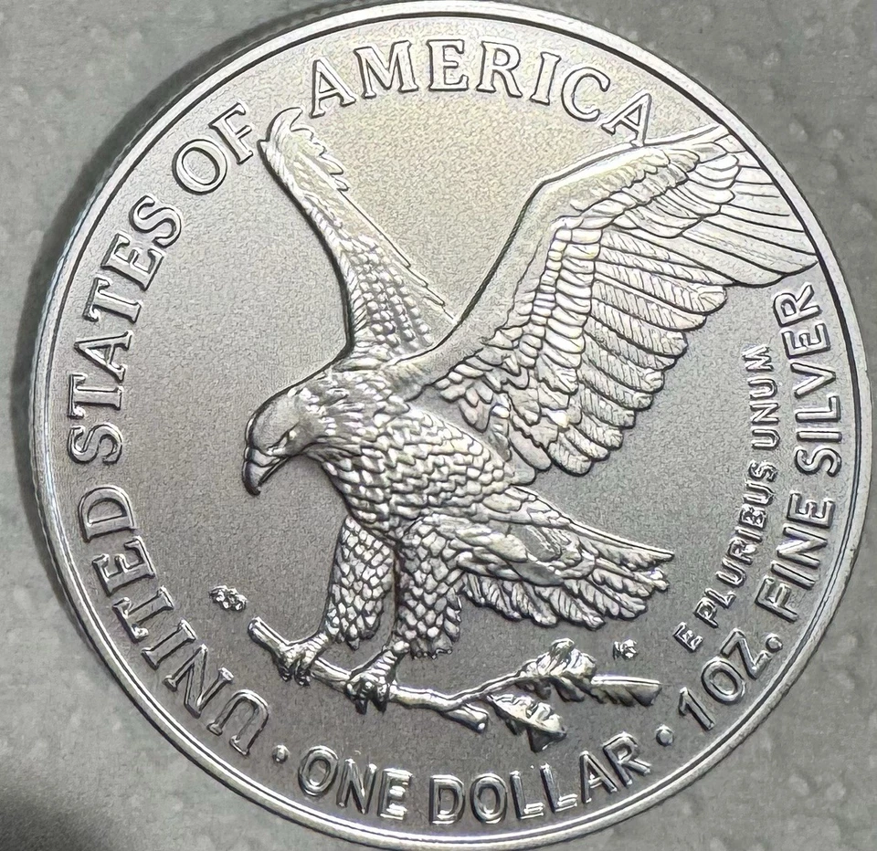 1oz Silver Eagle (silver Plate) Great Gift For Kids Or Beginning Collectors. - Image 2 of 3