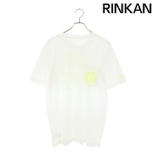 CHROME HEARTS Horseshoe Tee White Yellow Back Horseshoe Print T Shirt Men's L