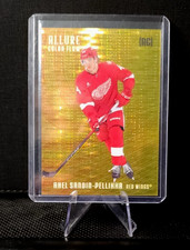 2025-26 UD Allure AXEL SANDIN-PELLIKKA Orange-Yellow Spectrum #140/299 Rookie SP