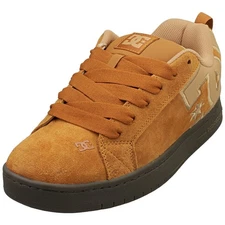 DC Shoes Court Graffik Se Mens Skate Sneakers in Wheat