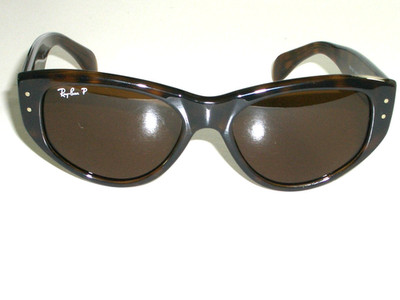 RAY-BAN ITALY RB4152 710/57 DK TORTOISE VAGABOND BROWN POLARIZED