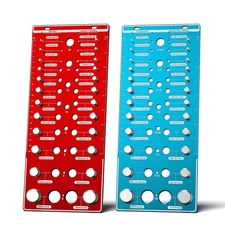68 Nut and Bolt Thread Checker - Standard and Metric Thread Gauge (2 * 26) an...