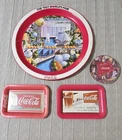 Vintage 80's & 90's Coca-Cola Advertisement Lot Of 4 (82, 89, 91, 95)