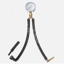 Car System Fuel Pressure Gauge Test Tool Analogue Gasoline MPa Hose Adapter Kit
