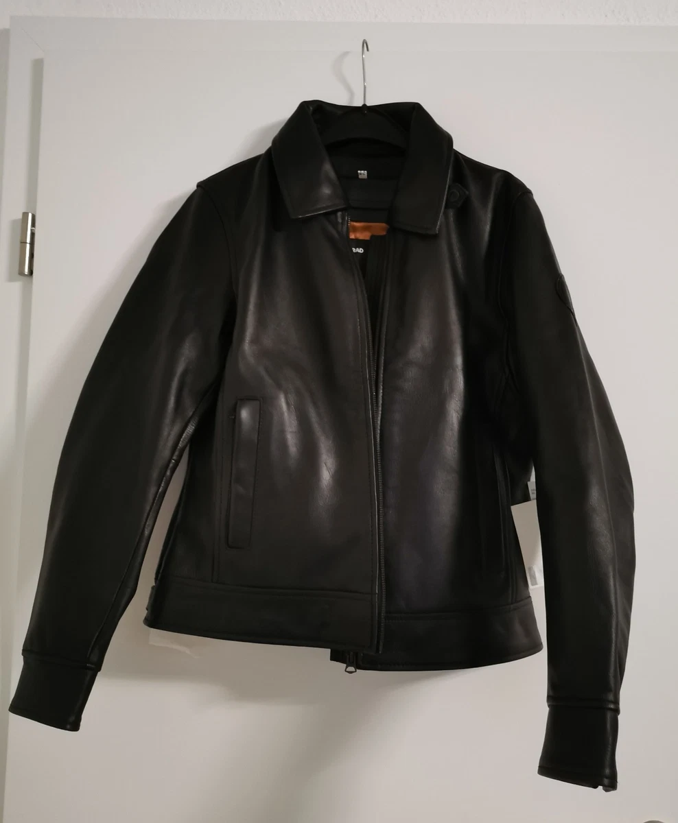 Damen Lederjacke Im Retro-Stil: Dicke Motorradjacke Mit Reißverschluss Für Winter & Outdoor