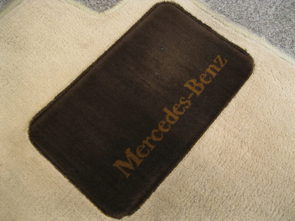 1992-1999 Mercedes-Benz W140 Floor Mats S320 S500 400SEL 500SEL S600 S420 Beige Foto 4 de 4