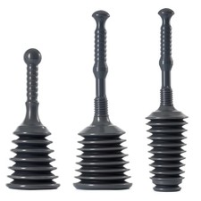 Heavy Duty Plunger Unblocker for Toilet Sink Bath Drain | Midi Maxi Toilet Sizes