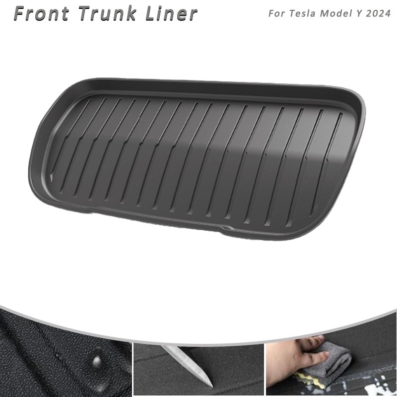 Front Trunk Liner Washable Pad Custom For Tesla Model Y Juniper 2025 Frunk Tray