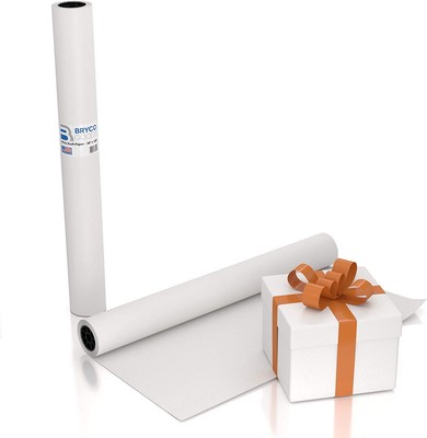 Bryco Goods White Kraft Paper Roll - 36  X 100  (1200 ) - Banner Paper