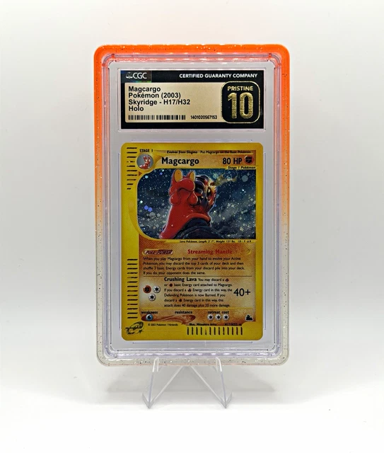 Magcargo Skyridge Holo Rare H17/H32 (2003) Pokemon CGC Pristine 10