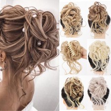 Claw Clip on Short Messy Bun Short Curly Hair Pieces Updo Chignon Hair Extension