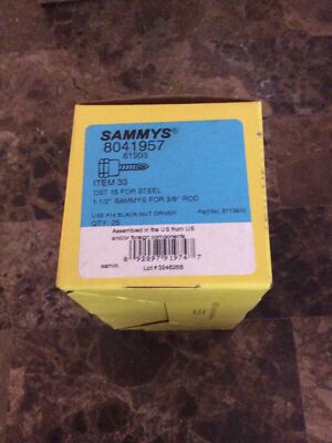 Sammys 8041957-25 Vertical Anchor Super Screw with 3/8 in. Threaded Rod Fitti...