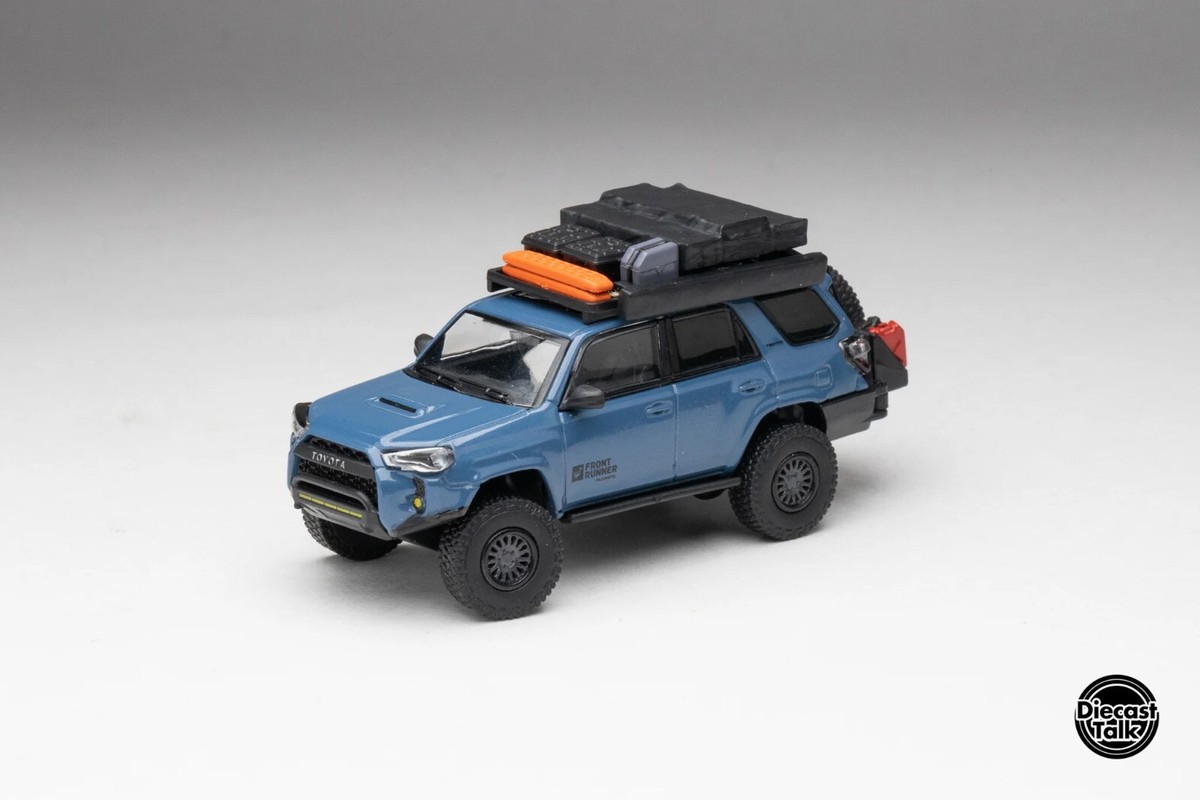 1/64 Toyota 4Runner TRD PRO Overland Cavalry Blue DiecastTalk x