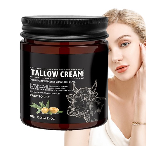 Tallow Balm Beef Tallow Skin Care Moisturizing Cream 120g Grass Fed Organic Beef - Picture 5 of 12