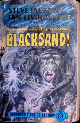 Advanced Fighting Fantasy - Blacksand! - 1./1. Edition - B-/B-/B-