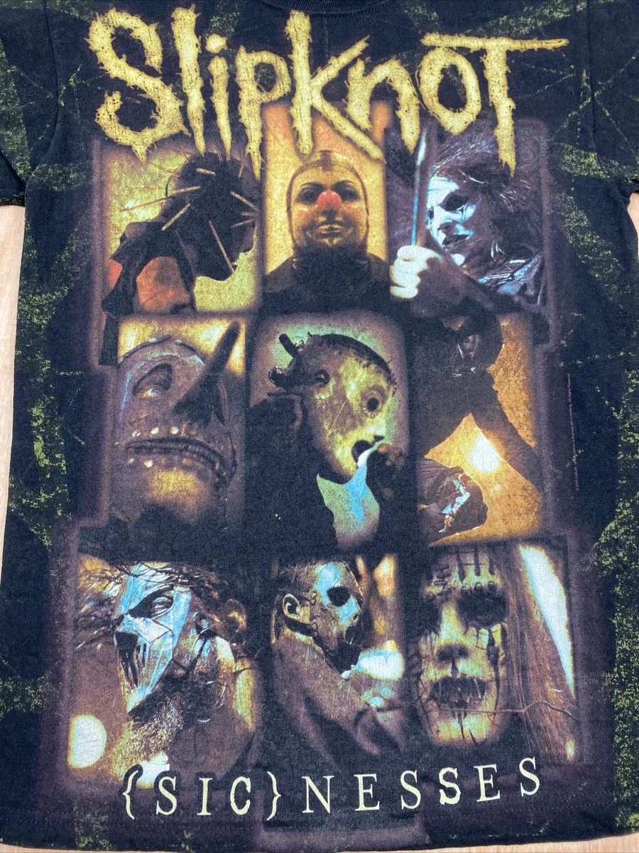 Slipknot (sic)nesses Album T-Shirt Size Small Heavy Metal Rock Band Tee