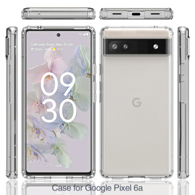 For Google Pixel 6/6 Pro 5A 6A 4A Protection Acrylic Crystal Clear Phone Case