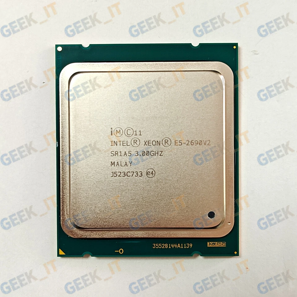 ✅Intel Xeon E5-2690v2 SR1A5 3.0GHz 10C / 20T 25MB 130W LGA2011 CPU E5 2690 v2 - Image 2 of 4