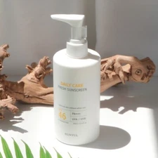 EUNYUL Daily Care Fresh Sunscreen SPF46 PA+++ 300ml Jumbo Size Sun Cream NEW