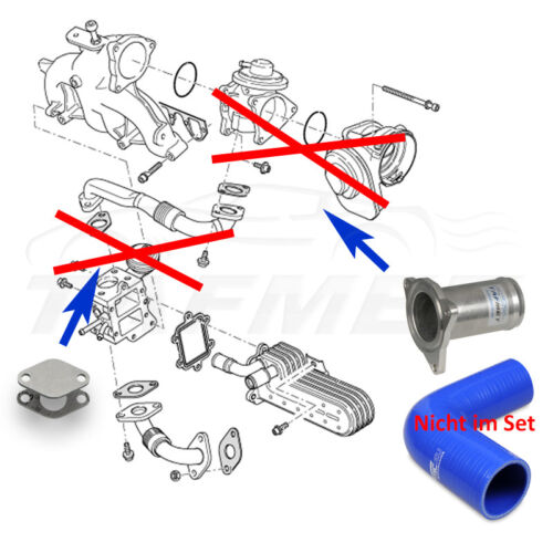 04. AGR Ventil Dichtung Reparatursatz für VW Audi Seat Skoda 1.9 2.0 TDI AXR BKC - Picture 5 of 8