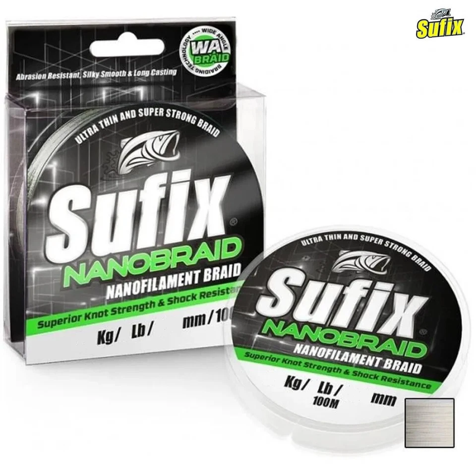 Tresse Sufix Nanobraid 100m Aqua Camo - Photo 1/1