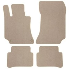 Veloursfußmatten für Mercedes CLS II C218 Bj. 2011 - 2018 Passend NEU BEIGE PREM