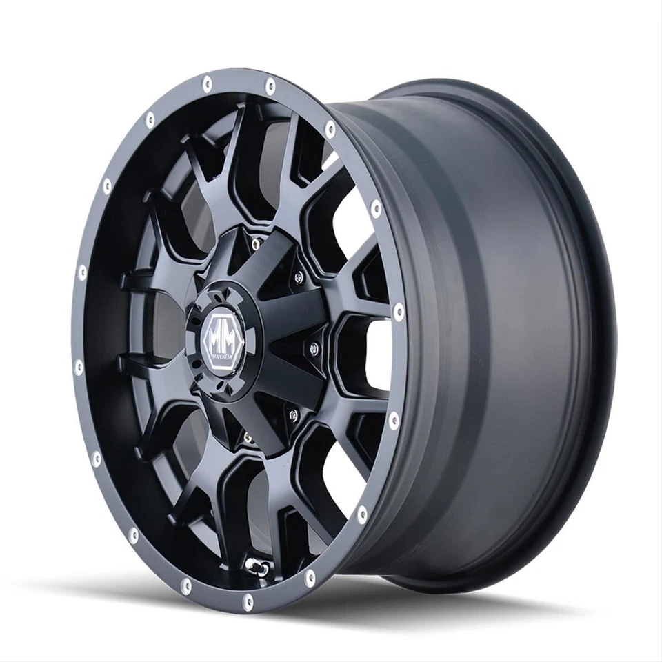Mayhem 8015-7956MB18 Warrior 8015 Series Matte Black Wheel - Изображение 3 из 3