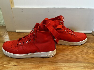Size 13 Nike Air Force SF Mid Team Orange