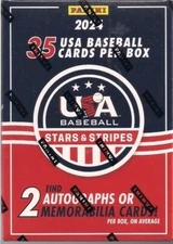 2024 Panini USA Stars & Stripes Baseball Factory Sealed Blaster Box 2 Hits