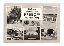 Ak Gruß vom Ostseebad Prerow auf dem Darß 1968 Lange Straße Campingplatz