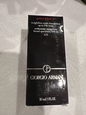 Giorgio Armani Power Fabric + Foundation SPF 25 - 1oz FULL SIZED - NEW - READ!!