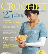 Interweave Crochet magazine Spring 2011: broomstick lace, bracelets, kids