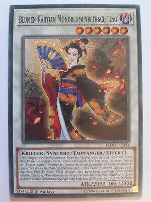 Yu-Gi-Oh! Blumen-Kartian Mondblumenbetrachtung FLOD-DE094 Common