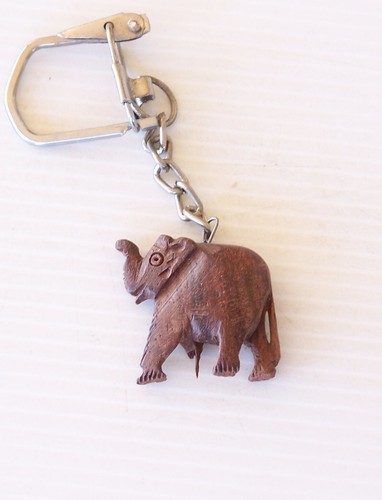 Cute Felt Elephant Keychain / Keyring - Handmade In Nepal With - Foto 7