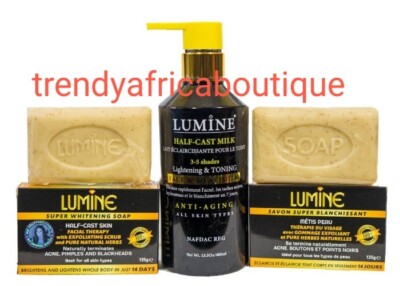 Lumine H.C Ecclaircissant body lotion 400ml x 1 Plus 2 lumine H.C SOAP