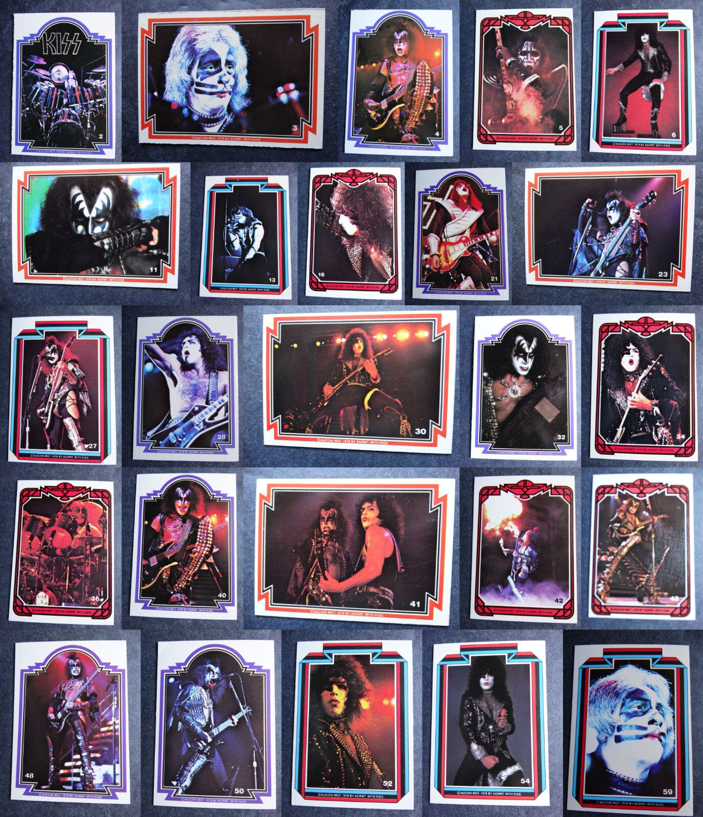 1978 Donruss Kiss Music Trading Card Complete Your Set You U Pick 1-71