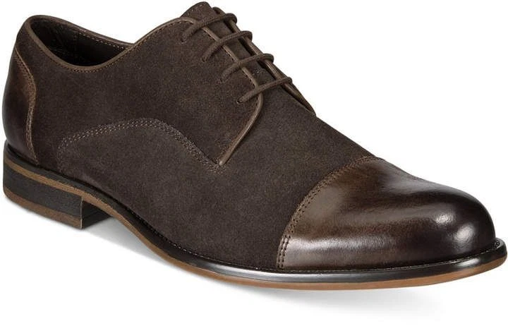 CLARKS Oxford uomo Alfani Avery scamosciate punta a cappuccio taglia 11 M