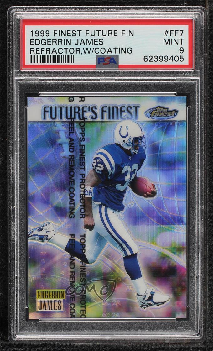 Edgerrin James Finest Futures Finest #FF7 Refractor,w/Coating