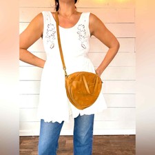 Sseko Leather Tan Circle Bag
