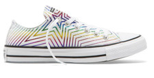 Converse Chuck Taylor All Star Ox "All Of The Stars" Women's Sz 7 White 565440F