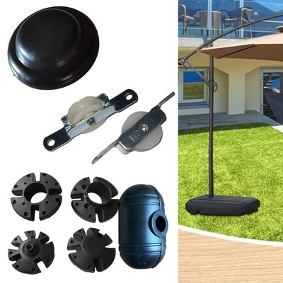 Praktischer Terrassenschirm Kurbelgriff schnelle und mühelose Installation