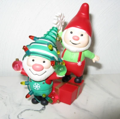 2024 Hallmark Gnome For Christmas Ornaments Lot of 2