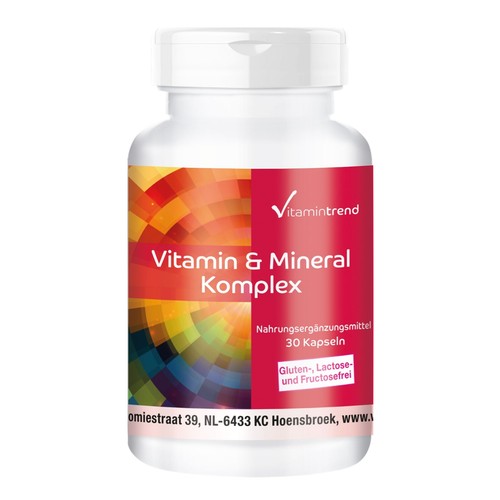 Vitamin & Mineral Komplex 30 Kapseln MultivitaminPräparat