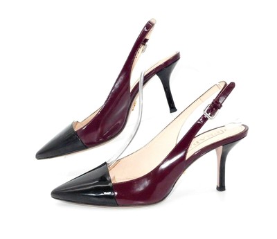 prada cap toe slingback
