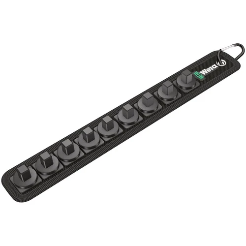 Wera 05003981001 Unloaded Zyklop 3/8" Socket Rail Belt 9 Socket Locations