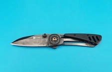 CRKT Ed Halligan H.U.G. 2.3'' Plain Edge Blade Frame Lock, 5570K, NO BELT CLIP