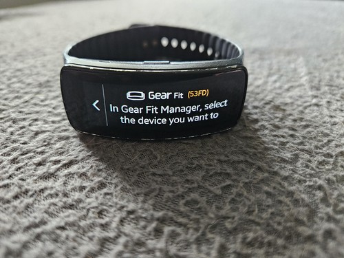 Samsung Gear Fit SM-R350 R350 Smart Watch Complete - Zdjęcie 5 z 9