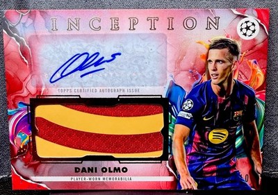 Topps Inception UEFA 2025/26 Dani Olmo FC Barcelona Auto Patch IAP-DO /10