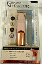Finishing Touch Flawless Nu Razor Women  s Body Shaver Light USB White/Gold