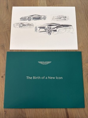 Aston Martin Valhalla Limited Edition Design Sketch Lithograph